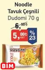 DUDOMİ NOODLE TAVUK ÇEŞNİLİ DUDOMİ NOODLE TAVUK ÇEŞNİLİ